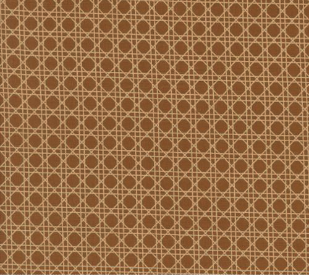 Old World Yuletide Trellis Check Sienna Fabric