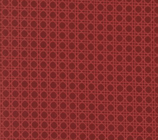 Old World Yuletide Trellis Check Crimson Fabric