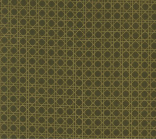 Old World Yuletide Trellis Check Pine Fabric