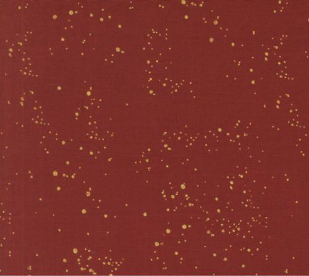 Old World Yuletide Speckled Sky Blenders Crimson Fabric
