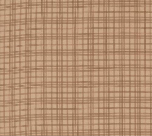 Pumpkin Spice Gatherings Plaid Khaki Fabric