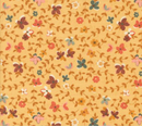 Acorn Hollow Gather Florals Maize Fabric