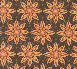 Acorn Hollow Spiced Florals Soil Fabric