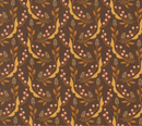 Acorn Hollow Harvest Florals Wheat Nutmeg Fabric