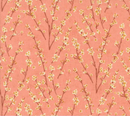Acorn Hollow Twiggy Florals Apple Fabric