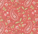 Muse Paisley Vine Scarlet Fabric