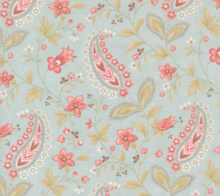 Muse Paisley Vine Sky Fabric