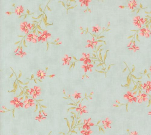 Muse Flower Picking Florals Sky Fabric