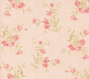 Muse Flower Picking Florals Blush Fabric