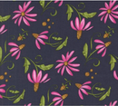 Superbloom Daisyish Florals Indigo Fabric