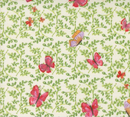Superbloom Butterfly Trellis Cream Fabric