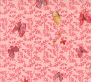 Superbloom Butterfly Trellis Carnation Fabric