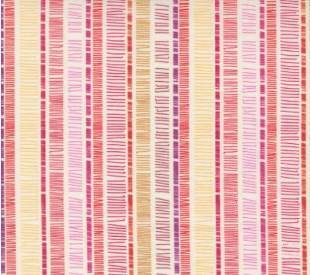 Superbloom Scribble Stripes Cream Fabric