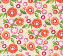 Superbloom Posy Party Florals Cream Fabric