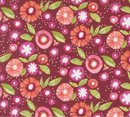 Superbloom Posy Party Florals Zinnia Fabric