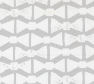 For My Boys Henry Bowtie Silver Fabric