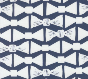 For My Boys Henry Bowtie Navy Fabric