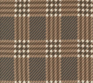 Prairie Gatherings Flannels Checks and Plaids Teak Fabric