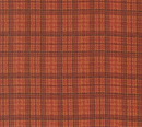 Prairie Gatherings Flannels Mini Checks and Plaids Rust Fabric