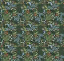 Santa's Tree Farm Berries & Boughs Forest Fabric