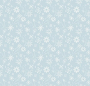 Santa's Tree Farm Snowflakes Sky Fabric