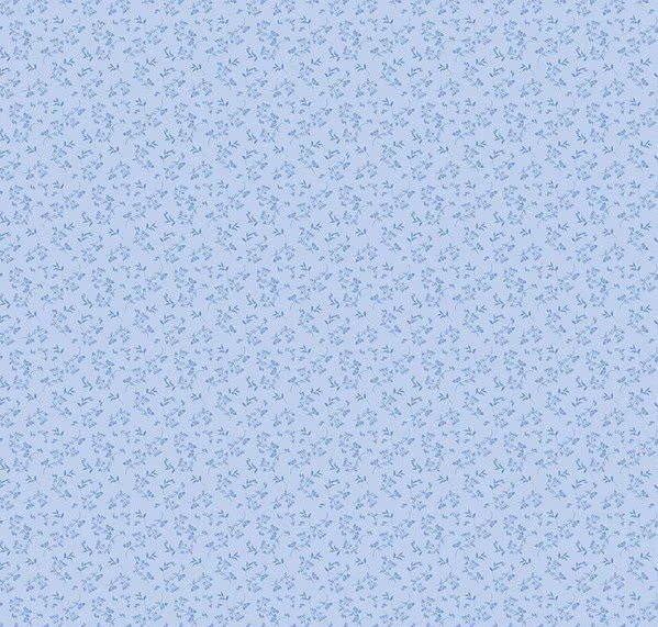 Penelope Mini Stems Sky Fabric