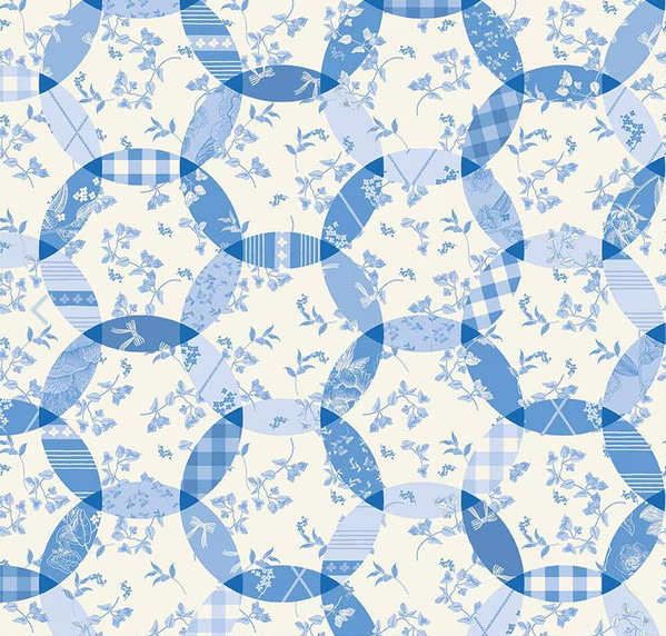 Penelope Cheater Print Cream Fabric