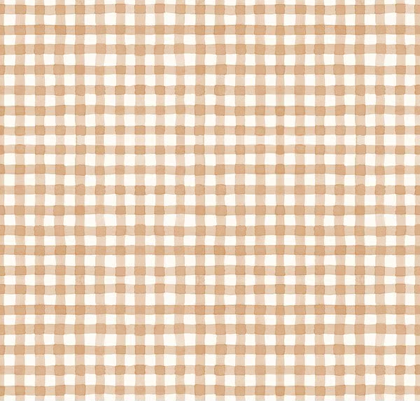 Sunflower Whispers Gingham Blush Fabric