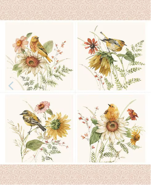 Sunflower Whispers Panel