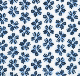 Shibori Blues SB-850257D8-4 WHITE Fabric