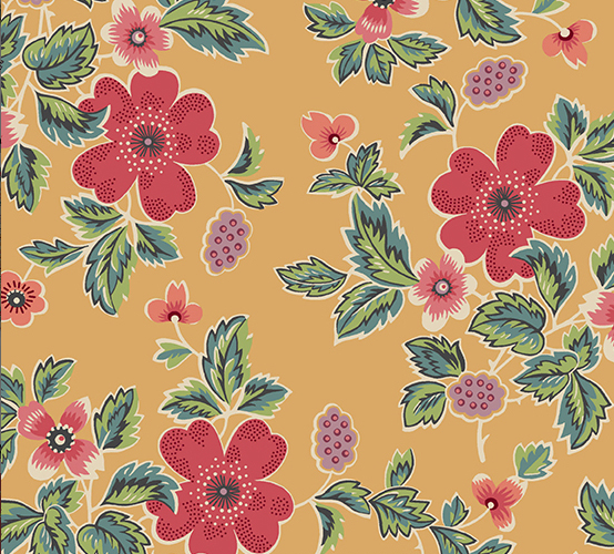 Rambling Rose Rambling Rose Merigold Fabric