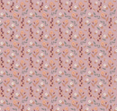 Evening on the Prairie Autumn Floral Mauve Fabric