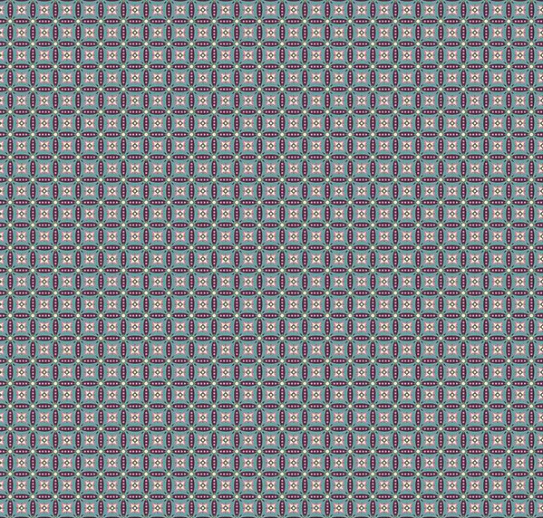 Juju's Petals Mosaic Teal Fabric