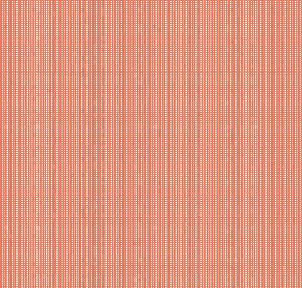 Juju's Petals Stripes Orange Fabric