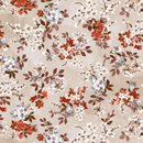 Le Jardin Tossed Flowers Cream Yardage