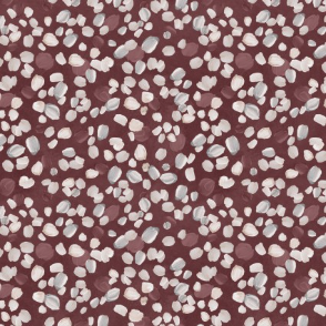 Le Jardin Dotty Prints Red Yardage