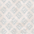Le Jardin Diamond Geo Cream Blue Yardage