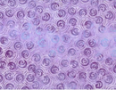 Moonshadow Rose Buds Light Purple Batik Fabric