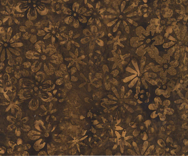 JDJ - Coral Beach Garden Cocoa Bean Fabric