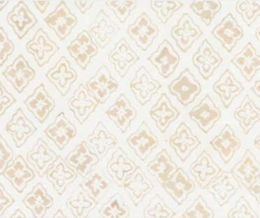 JDJ - Coral Beach Tiles Coconut Fabric