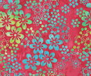 JDJ - Heart to Heart Star Garden Hibiscus Fabric