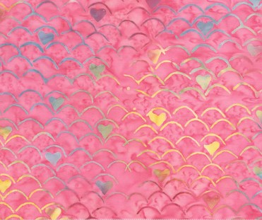 JDJ - Heart to Heart Hearts Pink Fabric