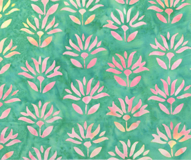 JDJ - Heart to Heart Lotus Mint Fabric