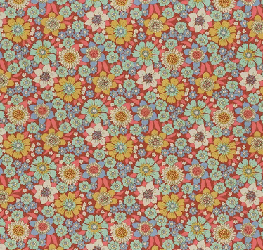 Wallflower Lauren Burgundy Fabric