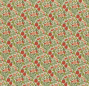 Wallflower Janice Green Fabric