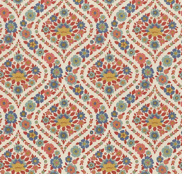 Wallflower Bianca Red Fabric