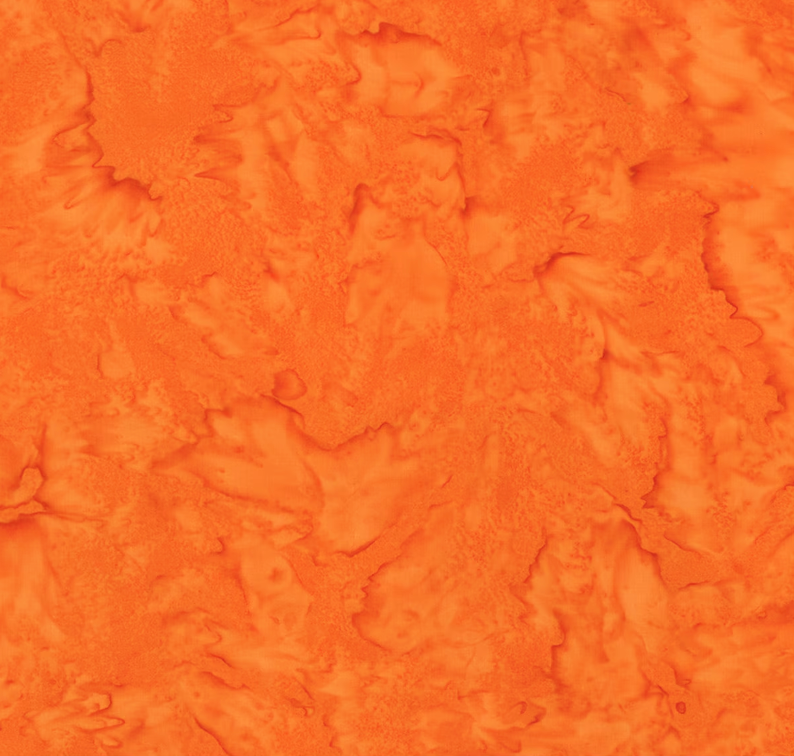 Expressions Batiks Hand-Dyes Pumpkin Fabric
