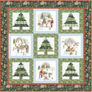 Santa's Tree Farm Panel Quilt Kit