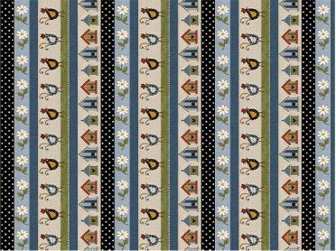 Prairie Chicks Prairie Chicks Stripe Blue/Multi Fabric