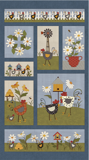 Prairie Chicks Prairie Chicks Blue/Multi Panel